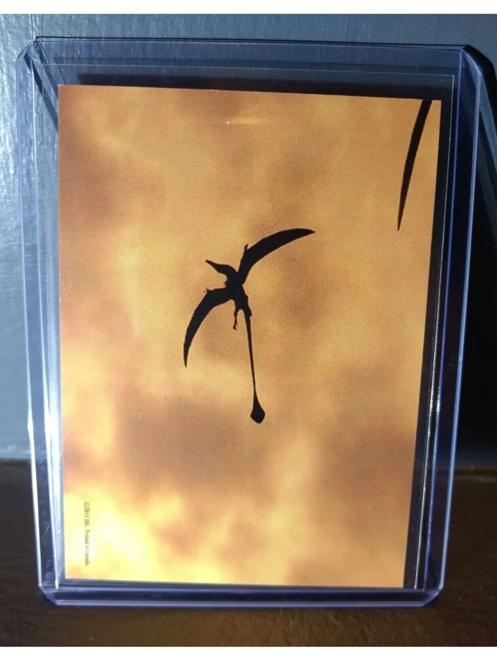 2015 Upper Deck Dinosaurs Velociraptor #S-6 Trading Sticker Card